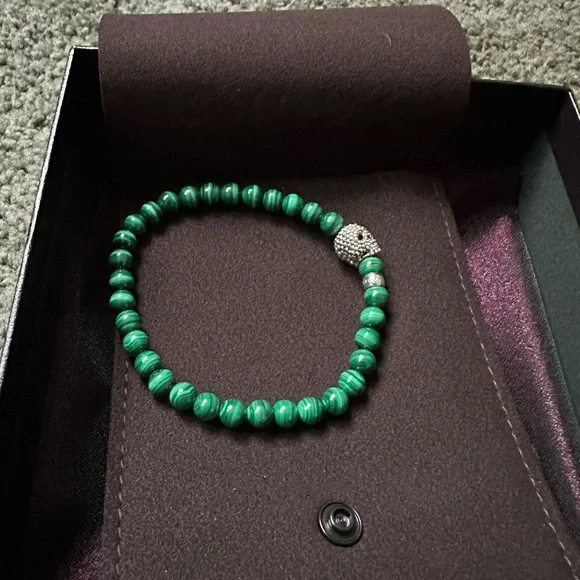 LAGOS Green Malachite Skull Bracelet - Picture 4 of 7